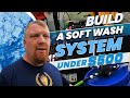 Build a Soft Wash / Roof Wash System Under $500. Parts List included