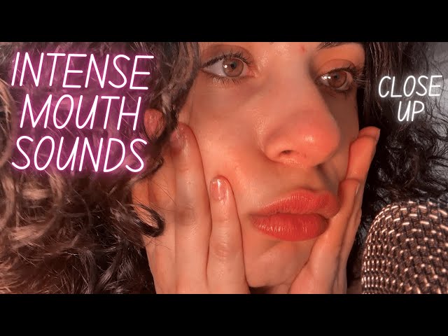 Close Up Intense Wet Mouth Sounds | No Talking (Fast, Cupped, Tongue Fluttering)