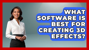 What Software Is Best For Creating 3D Effects? - Graphic Design Nerd