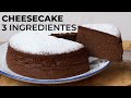 Cheesecake de chocolate con 3 ingredientes