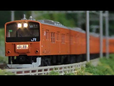 Nゲージ 201系 中央線色(T編成) KATO 走行シーン集 2019.5.26