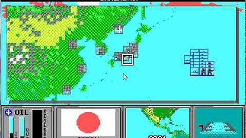 Command HQ (DOS) gameplay