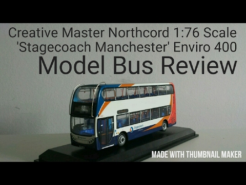 Northcord★Stagecoach in Manchester Creative Master Northcord UKBUS 0019 1:76 Alexander ALX400