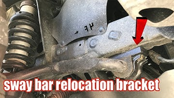 Tacoma sway bar relocation bracket