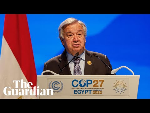 'Small confusion': UN chief starts reading wrong speech at Cop27