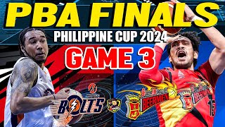 SAN MIGUEL VS MERALCO GAME 3 | PBA FINALS LIVE PLAY-BY-PLAY REACTION