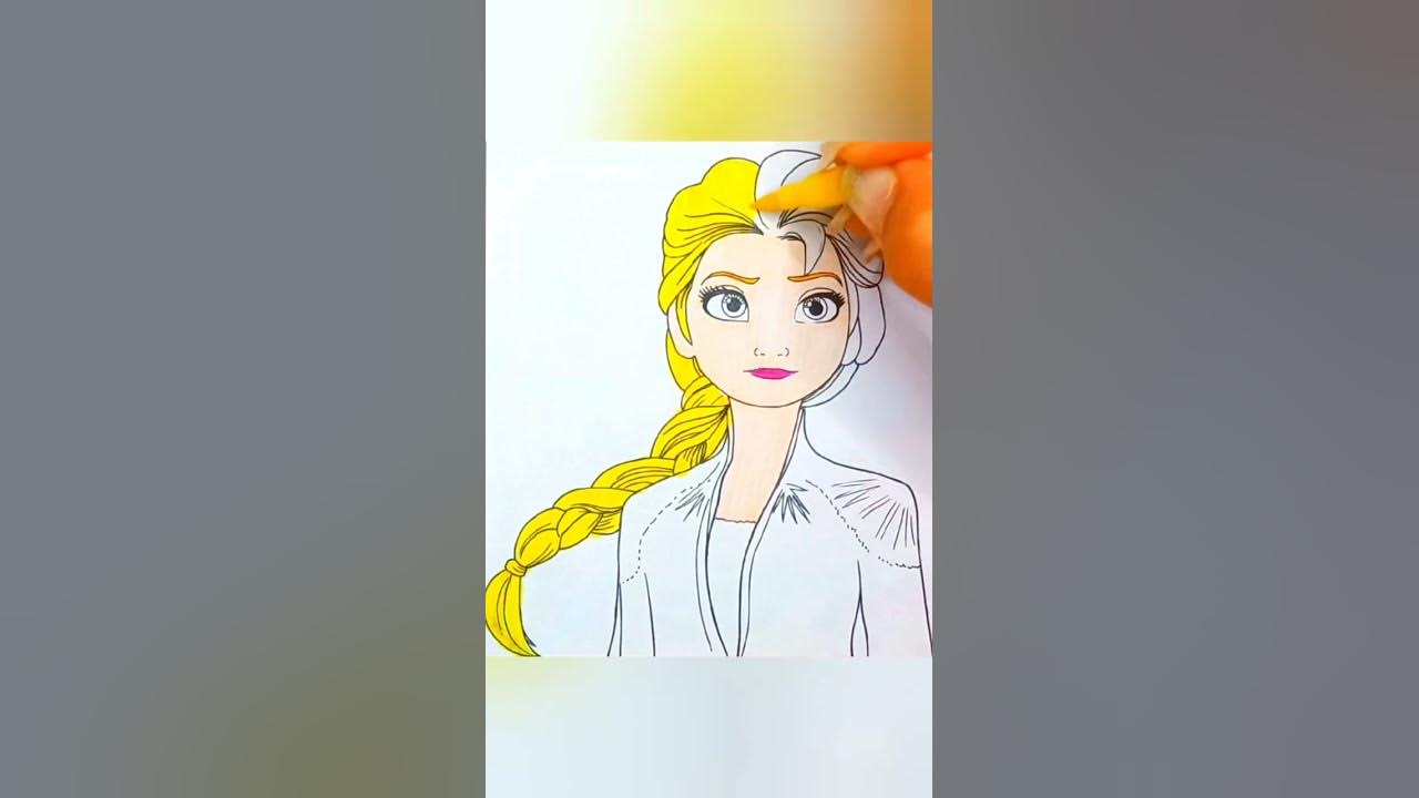 Pintar Desenho do Frozen 2 Colorir Desenho da Elsa Frozen 2 em português