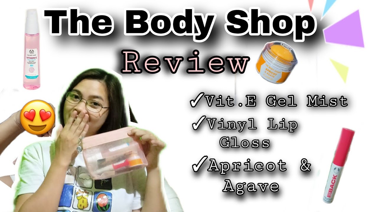 The Body Shop Review // (Vit. E Gel Mist, Vinyl Lip Gloss, Apricot