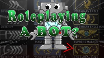 Role-playing as a Bot in my Solo Queue To Global? (Fastest Sniper) EP: 28