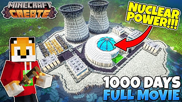 1000 days in Minecraft Create Mod [FULL MOVIE] - Episodes 20 - 24