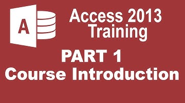 Access 2013 for Beginners Part 1: An Introduction to Using Access 2013