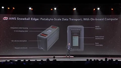 AWS re:Invent 2016: New AWS Snowball Edge, Petabyte-Scale Data Transport with On-Board Storage