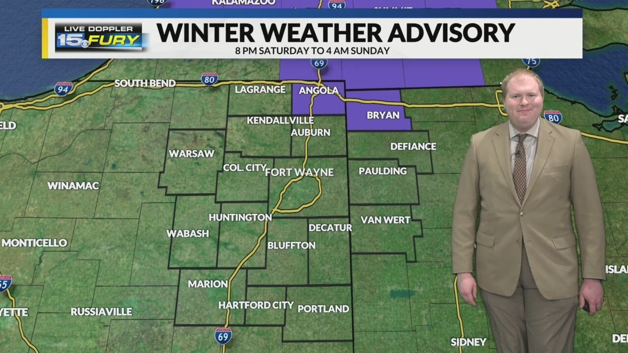 Tracking rain and freezing rain Saturday night - YouTube