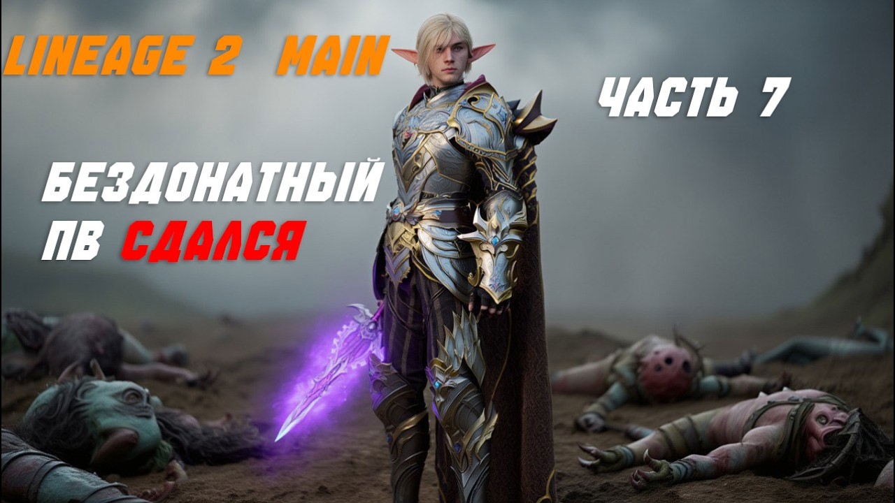 Lineage 2 Main Бездонатный Пв Сдался, и поднял урон! Часть 7.