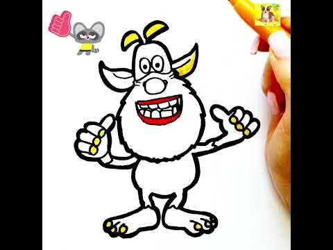 БУБА.Рисунок для детей.Как рисовать БУБА.#буба#рисунок#раскраска# ...