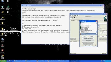 How to Increase the speed of Rpg games with Cheat engine (Aveyond, Millenium, Laxius force etc...)