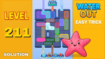 Water Out Puzzle Level 211 – Easy Solutions