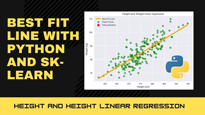 Best Fit Line in 4 Lines of Code — Linear Regression with Python and SciKit-Learn