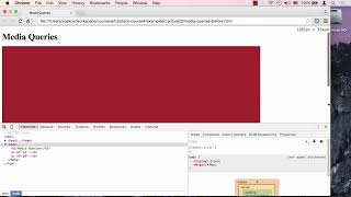 Lecture 23, Part 2: Media Queries