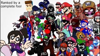 Mario Madness V2 Ranked by a dumb human !!READ DESCRIPTION!!