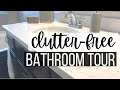 Bathroom Organization Tips | Declutter & Organize | Minimal Master Bathroom | This and Nat