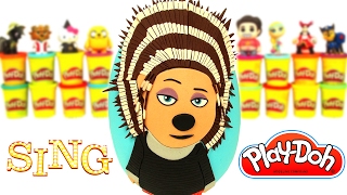 Huevo Sorpresa Gigante Ash De La Película Sing Ven Y Canta En Español De Plastilina Play Doh