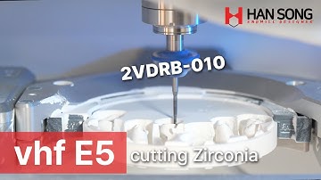 [HANSONG] vhf E5 Dental Milling Bur : Cutting Zirconia