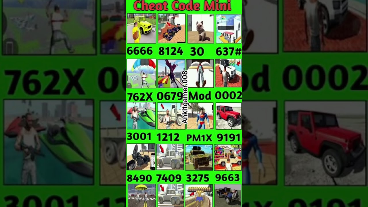 All New Real Cheat Code 🤑✅ In Indian Bike Driving 3D New Update Code 