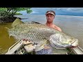 Crazy barra fishing between big storms