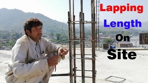 Lapping Length for Column on Construction Site | Over Lapping for Reinforcement |