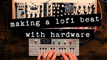 LOFI TRACK BREAKDOWN! - Making a Beat Live, OP1, Eurorack.