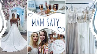 SVATEBNÍ ŠATY👰! Vlog z Příbrami, salon Maya v Praze!Na jeden den princeznou👸- s proseccem v ruce🥂