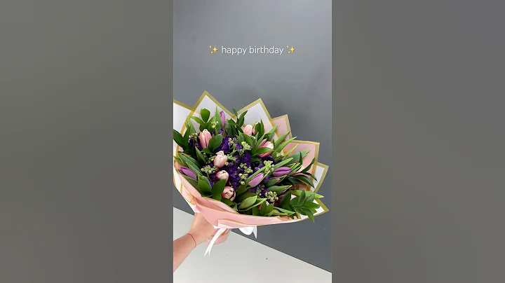 Tulips 😍✨🌷💖 #ramo #flowers #flores #florist #shorts