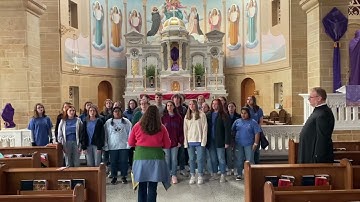 MCS choir at the Holy Rosary Cathedral