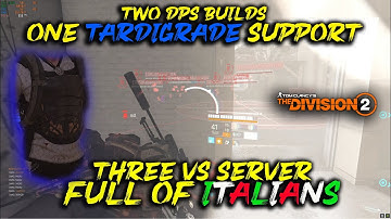♻️ Two DPS Builds One TARDIGRADE Support ♻️ THREE vs SERVER ♻️ The Division 2 DarkZone PVP ♻️ TU.14