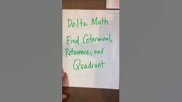 DM Find Coterminal, Reference, Quadrant #3