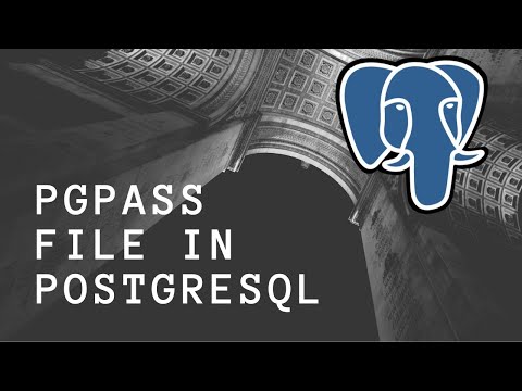 Pgpass/Password file in postgresql