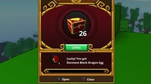 Getting Block Dragon Egg In Trove