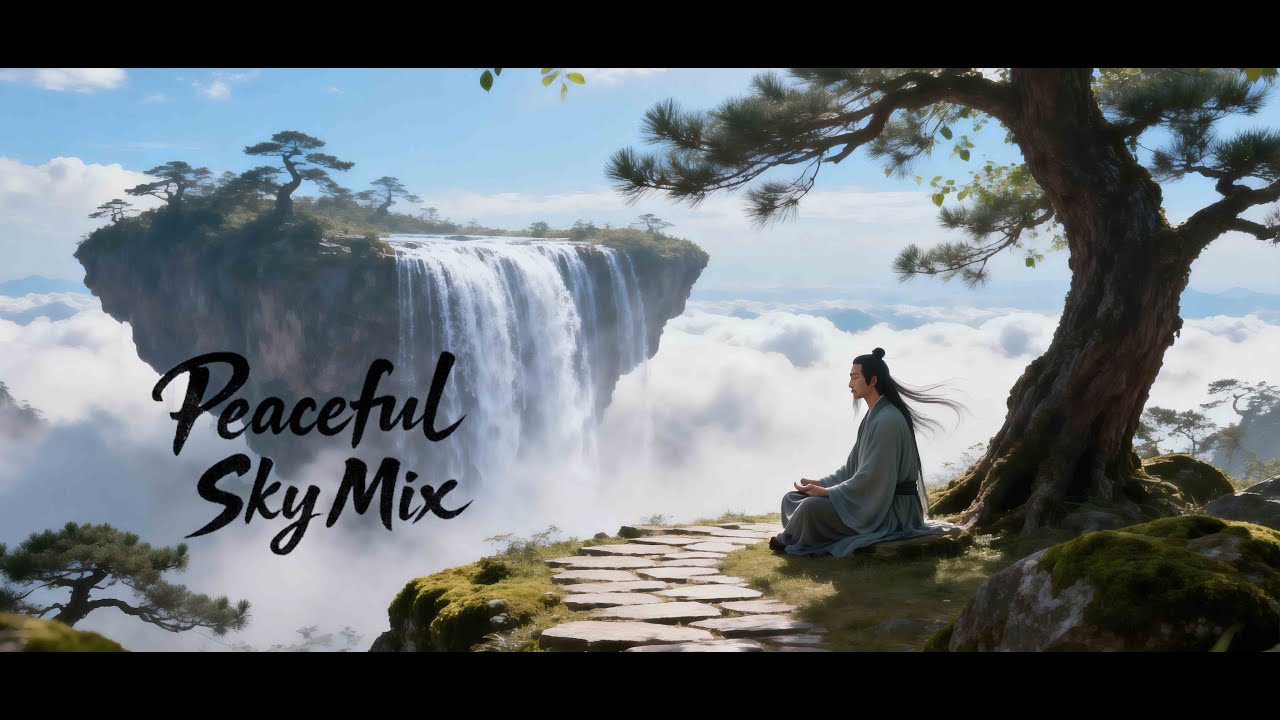 Cyber-Daoism: Cultivating on a Floating Island ☁️ [10-Bit HEVC / 1 Hour Lofi Mix]