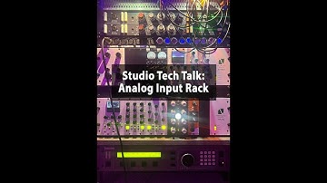 Studio tech talk: Analog input rack used on From the Ashes, Adiron