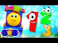 Numbers Counting Ride | Numbers Song | 1 to 10 | ABC Song | Nursery Rhymes Songs - Bob The Train