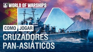 Como JOGAR com os CRUZADORES PAN-ASIÁTICOS no World of Warships screenshot 3