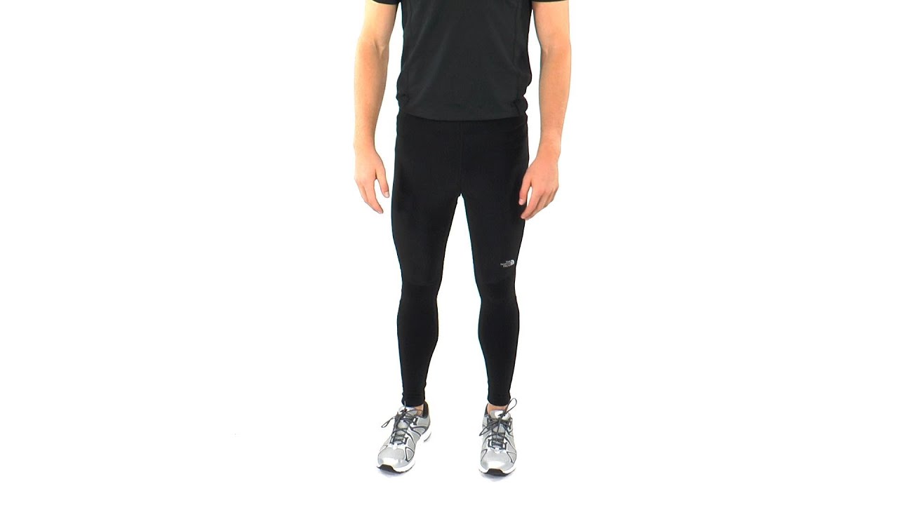 north face winter warm running tights