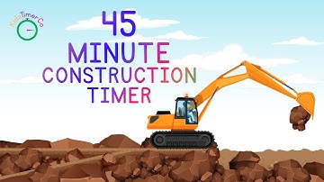 45 Minute Excavator Timer - Kids Visual Timer
