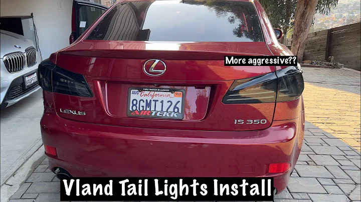 Vland Led Tail Lights Instal - Lexus IS350