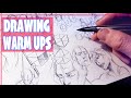 My Morning Drawing Warm Ups In My Sketchbook | Anime Manga Sketch