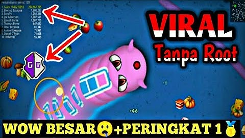 Tutorial Cheat "Worms Zone/Cacing Rakus"Terbaru 2020 No Root Game Guardian+Apk Mod