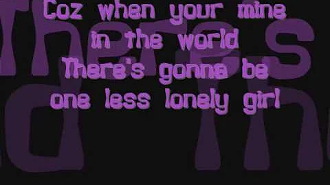 Justin Bieber - One Less Lonely Girl (acoustic) with lyrics