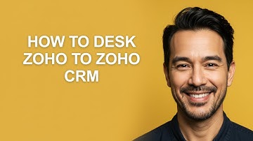 How to Desk Zoho to Zoho Crm - KevinHowTo