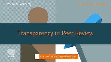 Transparency in Peer Review